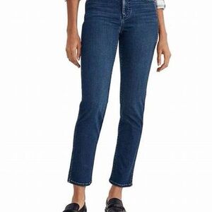 Madewell Dark Blue Straight Leg Jeans